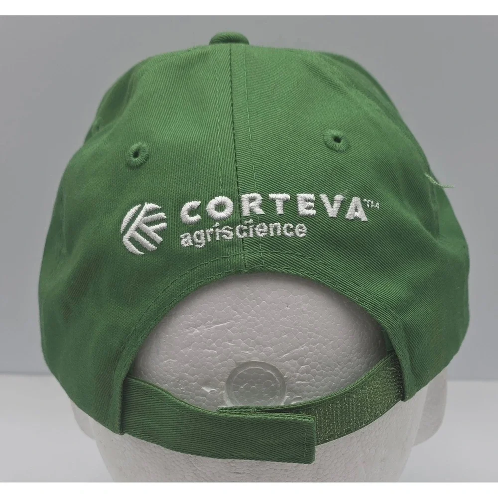 Corteva Agriscience DuPont Pioneer Seed Baseball Hat‎ Green Strapback Cap
